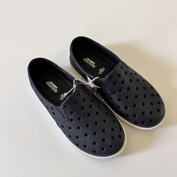 Old Navy Toddler Black & White Rubber Pool Shoes - Size 9 - Picture 3 of 5